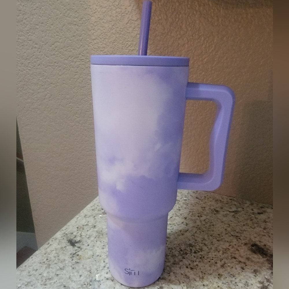 Simple Modern Trek 40oz Lavender Tumbler With Handle & Straw